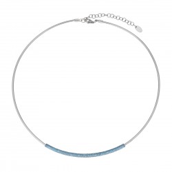 Collier Argent polvere bleu...