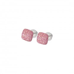 Boucles Argent polvere rose...