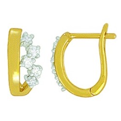 Boucles Or et Pierres Diamants