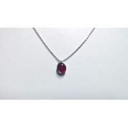 Collier Or et Pierres Rubis