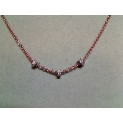 Collier Or et Pierres Diamants