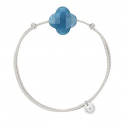 Bracelet Argent Quartz Bleu...