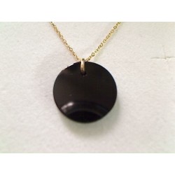 Collier Or et Pierres ONYX