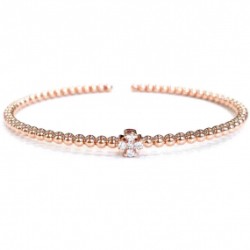 Bracelet Or rose Stretch et...