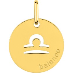 Médaille Or zodiac Balance