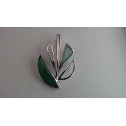 Pendentif Argent & Aventurine