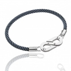 Bracelet Rigide Or blanc &...