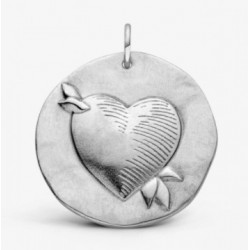 Pendentif Argent Coeur...