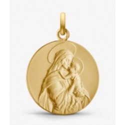 Médaille or Vierge au Baiser