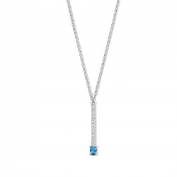 Collier Argent Oxydes et...