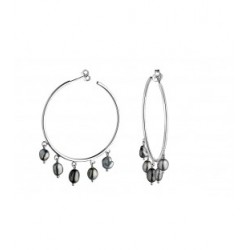 Boucles argent & Perles de...