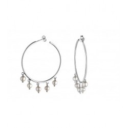 Boucles argent & Perles de...