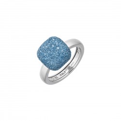 Bague Argent polvere bleu...