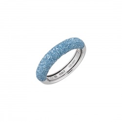 Bague Argent polvere bleu...