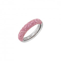 Bague Argent polvere rose...